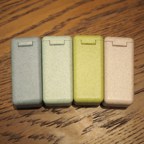 หลอดสแตนเลสพกพา พับได้ ขนาดเล็กพกพาสะดวก มีสายล้างหลอดให้ในเคส เคสทำจากข้าวสาลี เป็นมิตรกับสิ่งแวดล้อม - Image 5