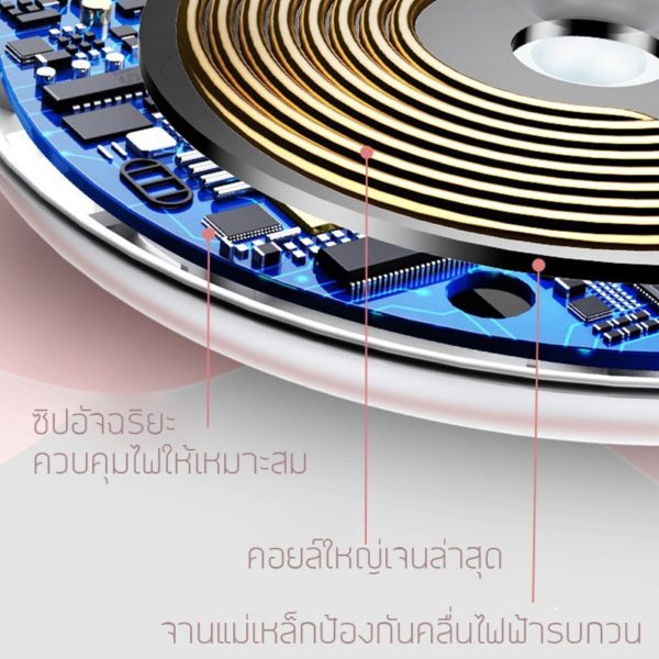 Wireless charger ที่ชาร์จไร้สาย โดนัทซีรี่ส์ - Image 3
