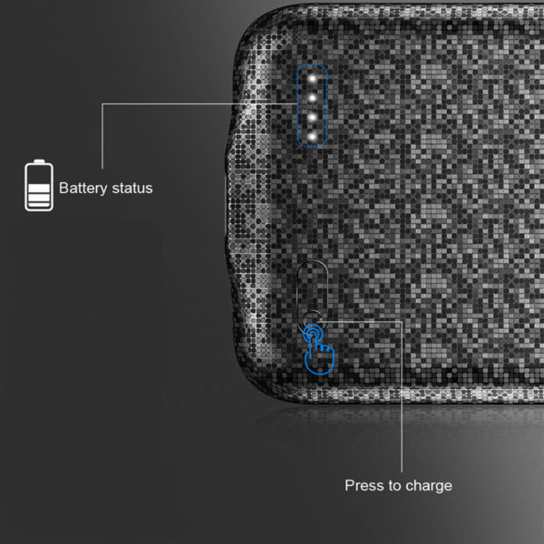 Case Power bank เคสแบตฯ สำหรับ iPhone X/Xs แบต3,500แอมป์ ไร้คาง - Image 6