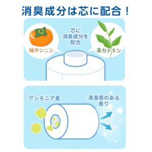 กระดาษชำระญี่ปุ่น Premium ละลายน้ำได้ ทิ้งลงชักโครกได้เลยไม่ตัน 12ม้วน25ม. 2ชั้นหนานุ่ม แกนมีกลิ่นหอมดับกลิ่นในห้องน้ำ