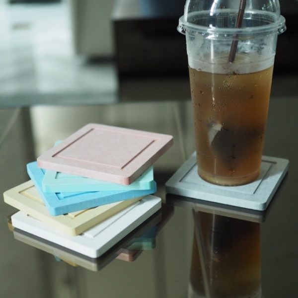 R13 ที่รองแก้ว ซับน้ำแห้งไว diatomite (ดินเบา) - Image 4