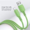 Baseus สายชาร์จ iPhone 2.4A ยาว1.2เมตร สีสวย เหมาะกับiPhone11 สายนิ่ม แต่แข็งแรงงอแล้วไม่หักใน - Image 3