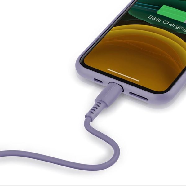 Baseus สายชาร์จ iPhone 2.4A ยาว1.2เมตร สีสวย เหมาะกับiPhone11 สายนิ่ม แต่แข็งแรงงอแล้วไม่หักใน - Image 8