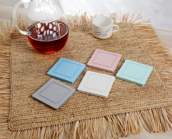 R13 ที่รองแก้ว ซับน้ำแห้งไว diatomite (ดินเบา) - Image 2